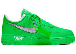 Nike Air Force 1 Low Off-White Light Green Spark Comes with box shoes for  Sale in Cottonwood, AZ - OfferUp