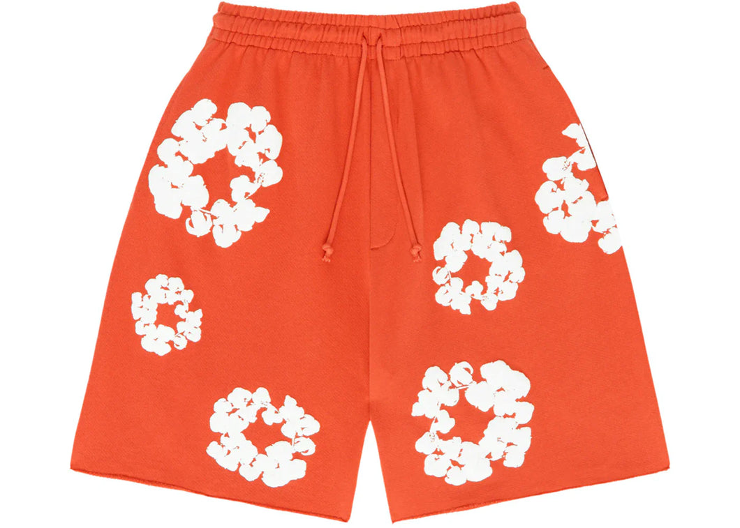 Denim Tears Brown 'Cotton Wreath' Shorts