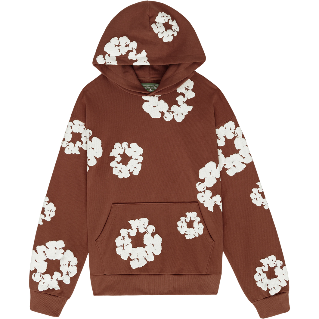 Denim Tears Brown 'Cotton Wreath' Hoodie