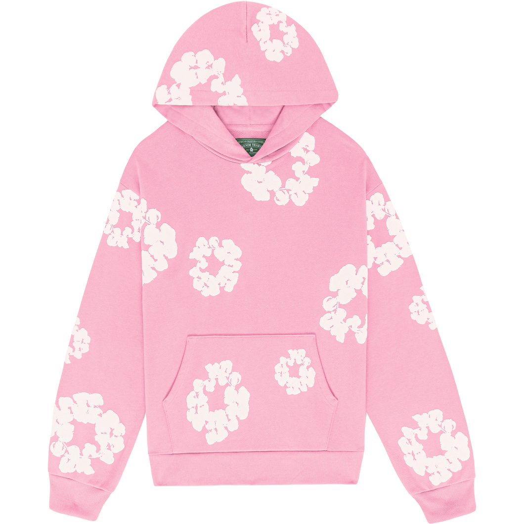 Denim Tears Pink 'Cotton Wreath' Hoodie