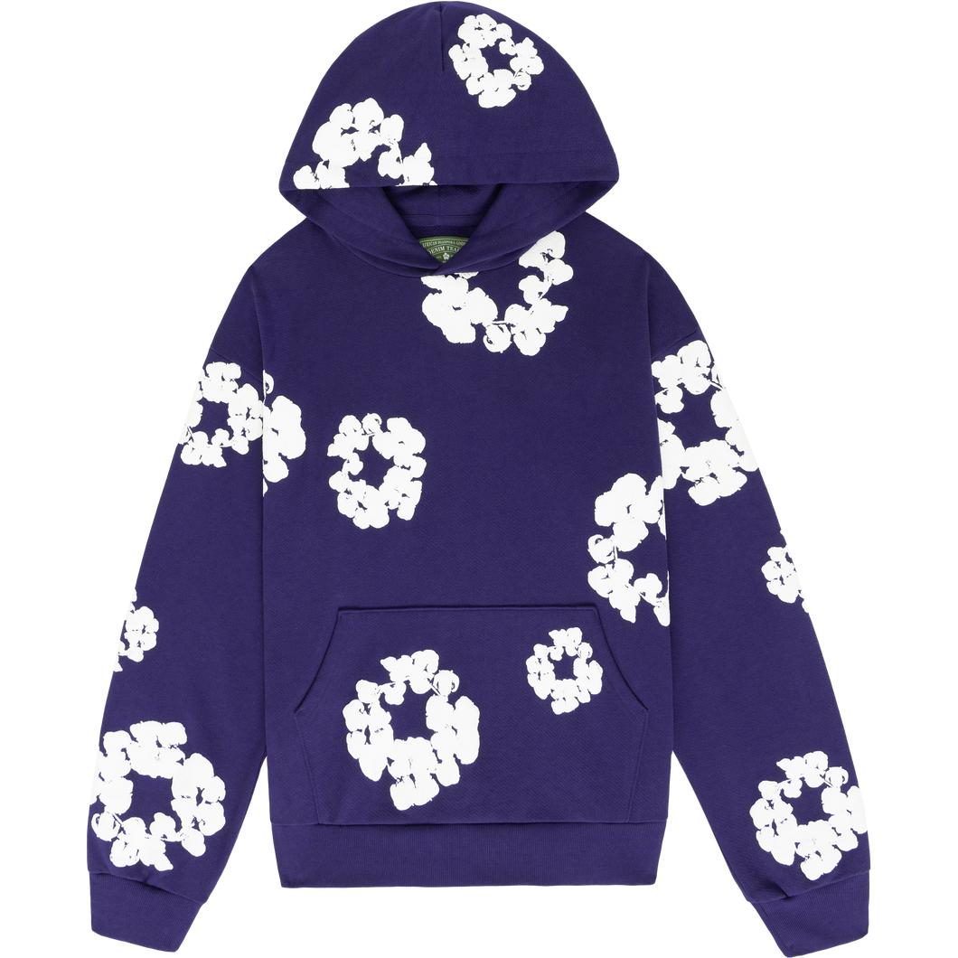 Denim Tears Purple 'Cotton Wreath' Hoodie