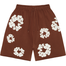 Load image into Gallery viewer, Denim Tears Brown &#39;Cotton Wreath&#39; Shorts
