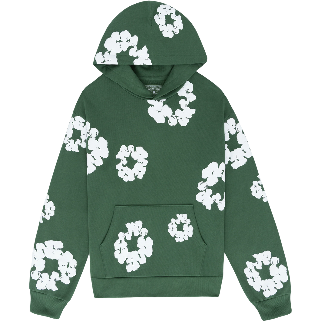 Denim Tears Green 'Cotton Wreath' Hoodie