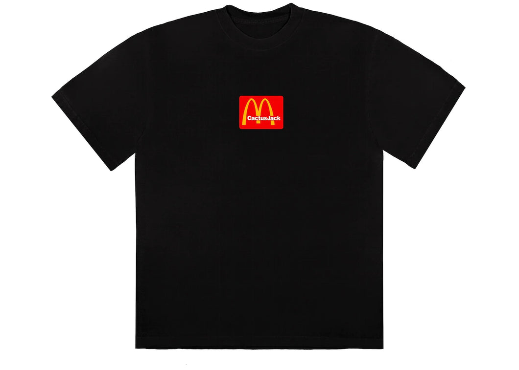 Travis Scott x 'McDonalds' Black T-Shirt