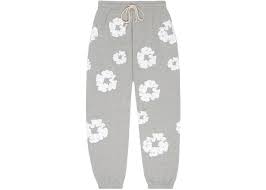 Denim Tears Grey 'Cotton Wreath' Sweatpants