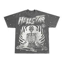 Load image into Gallery viewer, Hellstar &#39;Inner Peace&#39; Grey T-Shirt
