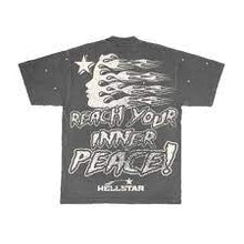 Load image into Gallery viewer, Hellstar &#39;Inner Peace&#39; Grey T-Shirt
