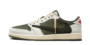 Jordan 1 Retro Low OG SP Travis Scott Medium Olive (Women's)