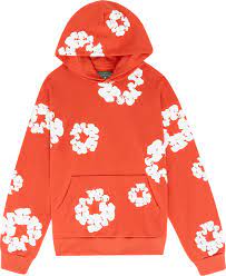 Denim Tears Orange 'Cotton Wreath' Hoodie