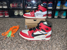 Load image into Gallery viewer, Nike x Off White Jordan 1 &#39;Chicago&#39;
