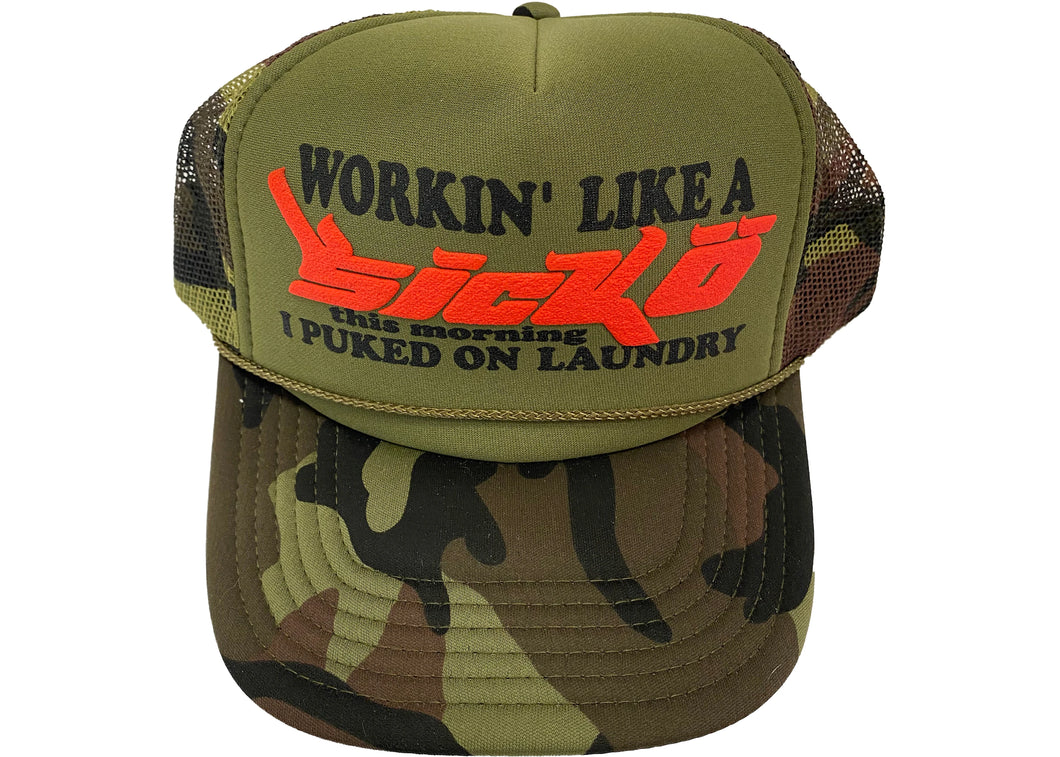 Sicko Laundry Trucker Hat 'Camo'