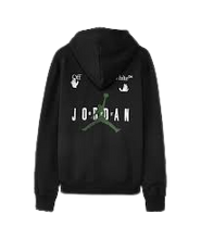 Load image into Gallery viewer, Off-White x Jordan Hoodie &#39;Black&#39;
