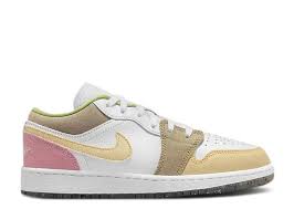 Jordan 1 Low GS 'Pastel Grind Vivid Green'