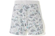 Load image into Gallery viewer, BAPE White &#39;Space Camo Shark&#39; Shorts
