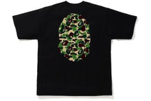 Load image into Gallery viewer, BAPE Black &#39;ABC Camouflage Big Ape Head&#39; T-Shirt
