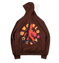 Load image into Gallery viewer, Travis Scott Astrofest Brown &#39;Flame Guy&#39; Hoodie
